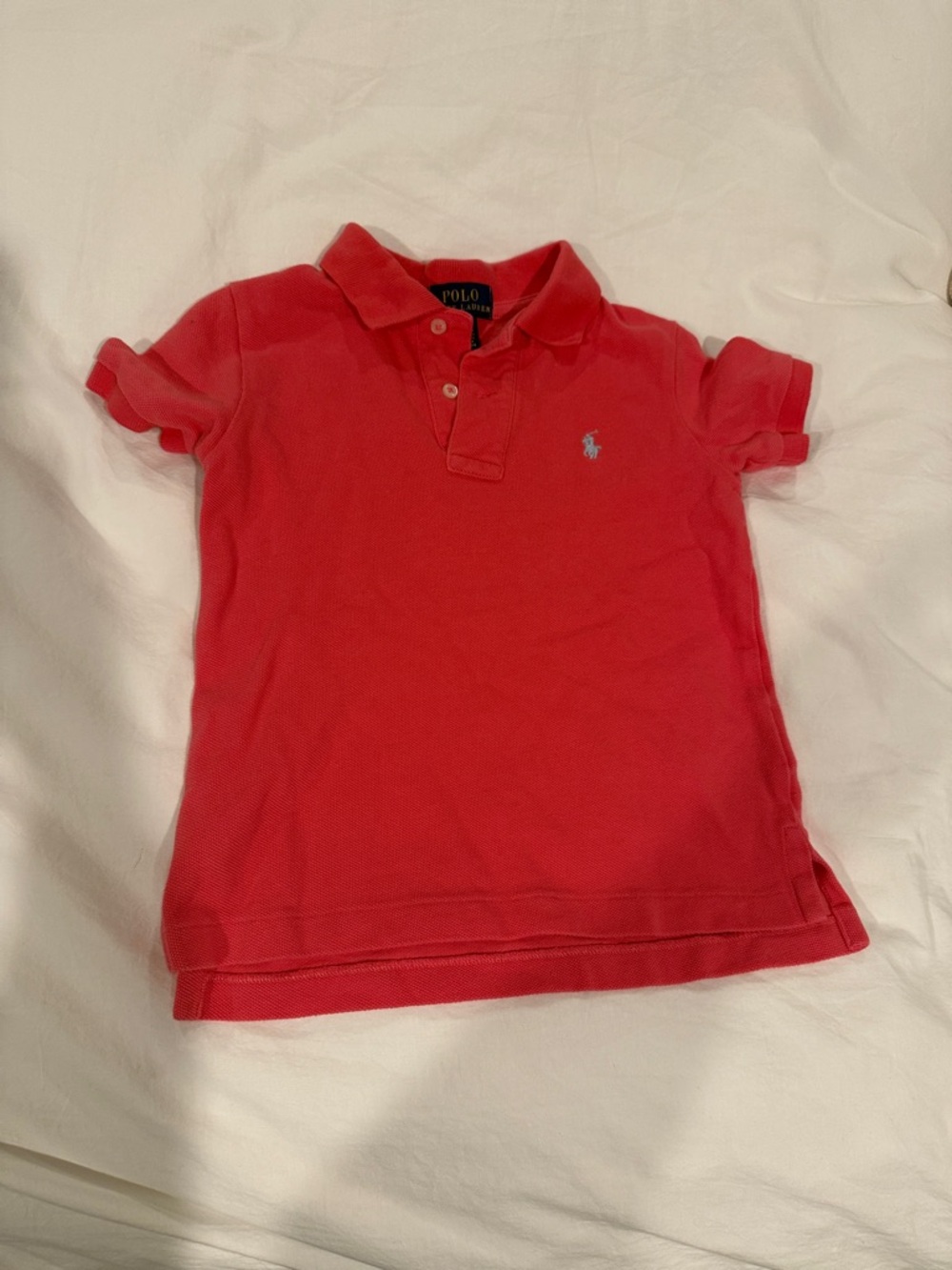 Polo by Ralph Lauren Bright Red Kids Polo Shirt with Embroidered Pony